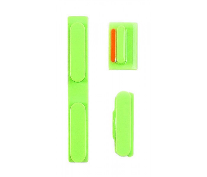 iPhone 5C Mute, Volume and Power Buttons (Green)